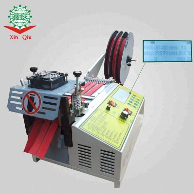 China Cut Tape Tape Automated Fully Automatic Cutting Machine Latest Hot And Cold Dual Function Can Cut Elastic Zipper Webbing Tape Cu for sale