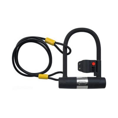 China High Quality Security Electric Steel Cable Bicycle Accessories Anti Theft Bicycle Lock Bike Lock for sale