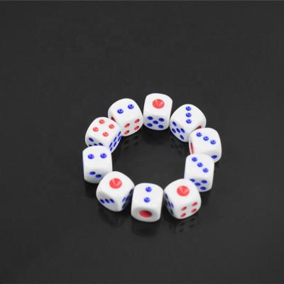 China 100PCS/14mm New High Quality Dice Bar KTV Entertainment Mahjong Dice Feel Lubricated Round Dice 14mm for sale