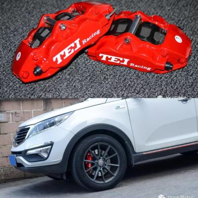 China 17-Zoll-Felge Kia Big Brake Kit mit 330 * 28 mm High Carbon Disc Racing und Bremsbelägen für Sportage zu verkaufen