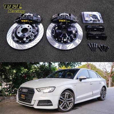 Chine Le pot de l'avant P40NS+ 4 de TEIRACING a dédoublé le calibre forgé avec le rotor de 355x28 millimètre pour Audi A3 jante de 18 pouces à vendre