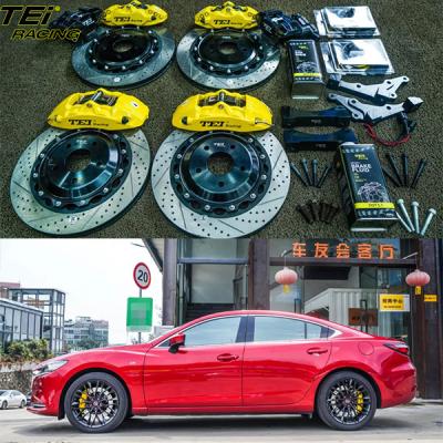 China Front 6 Piston And Rear 4 Piston Caliper With E-brake Caliper BBK Auto Brake System For ATENZA 19 Inch Rim for sale