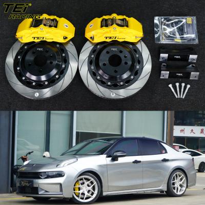 中国 Front Big Brake Kit 4 Piston Caliper with 355x28mm rotor BBK auto brake system For Lynk & Co 03 19 Inch car rim 販売のため