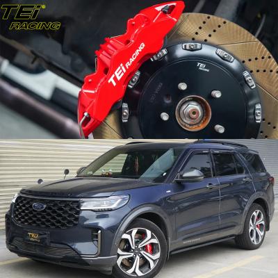 China Frente 6 pistão e traseiro 4 pistão calibre BBK sistema de travagem automático Para FORD EXPLORER 21 polegadas aro à venda