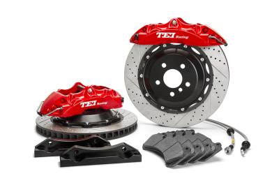 China Audi A6 BBK Big Brake Kit  6 Piston Forged Two Pieces Caliper 19 Inch Wheel Front for sale