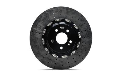 Chine Disque de course de voiture de sport de rotors de frein en céramique de carbone des véhicules à moteur pour la voiture de course à vendre