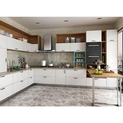 China Factory Direct Cheap Price Modern Kitchen Cabinets Shaker Kitchen Cabinets Set With Island for sale