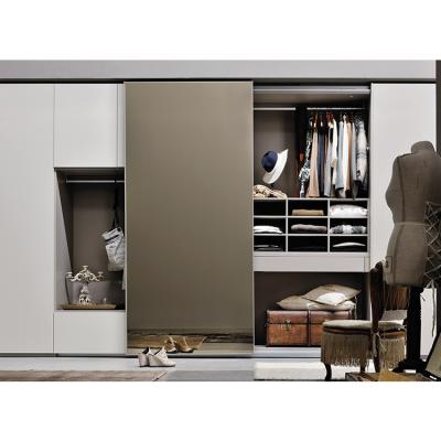 China (Others) Latest Double Color Lacquer Adjustable Modern Wardrobes Furniture for sale