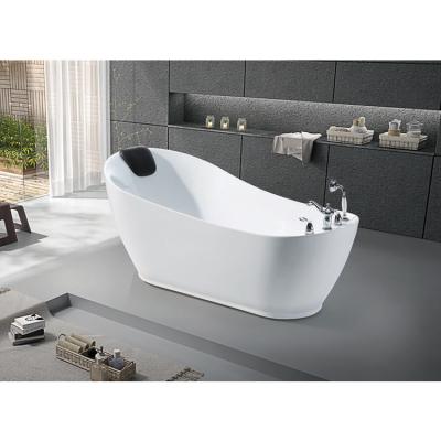 China Affordable Hotel and Home Standard Freestanding Bathroom Project Modern Acrylic Soaking Bathtub for sale