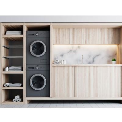 China 2020 Hot Sale Modern Clean Open Laundry Room Design Laundry Storage Furniture Lacquer for sale