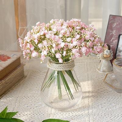 China Artificial PE+Plastic 42 Heads Baby's Breath Bouquet Simulation Flower Bouquet For Home Wedding Flower Arrangements for sale