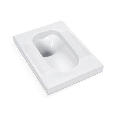 China With Fender New Arrival Modern Sanitary Ware Porcelain Squatting Wc Pan Squat Toilet for sale