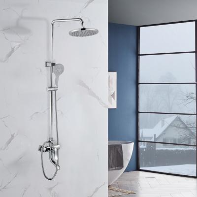 China With Dispenser Modern Sanitary Ware Hotel Hand Shower Head Bathroom Luxury Wall Mounted Shower Faucet for sale