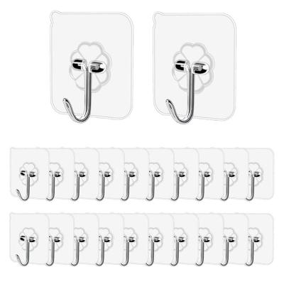 China Stocked Custom All Purpose 180 degree rotation Plastic Hooks adhesive hanging Wall Hook for sale