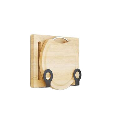 China Sustainable Kitchen wall hook Storage cutting board lid hanging Organizer Rack for sale