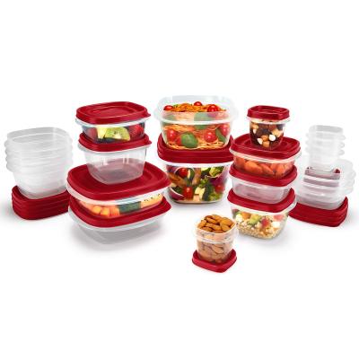 China Freshness Preservation Custom LOGO Food storage contain with lid plastic storage box for sale