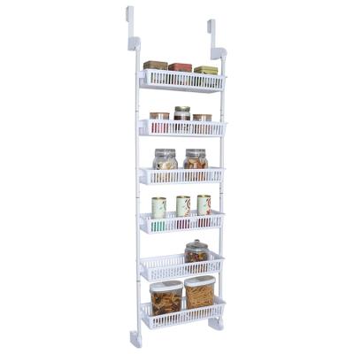 China Sustainable Wholesaler OEM ODM Smart Design steel hanging over the door pantry organizer for sale