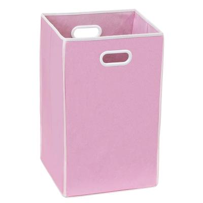 China Stocked Wholesale large capacity foldable closet laundry basket for sale