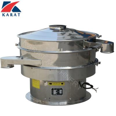 China Commercial Chemicals Flour Sieve Circular Rotary Vibrating Screen Vibrating Sieve For Grain Sieve for sale