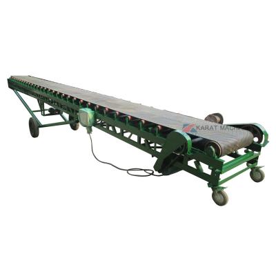 China Food Industry Use Inclined Belt Conveyor Z Type Heat Resistant Wrapping Machine for sale