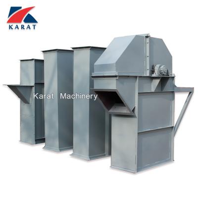 China Cement Industry Carbon Steel Heat Resistant Bucket Elevator for sale