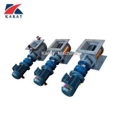 China energy & Carbon Steel Flour Dust Extracting Rotary Feeder Rotary Valve for sale