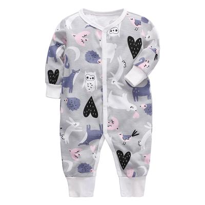 China Comfortable High Quality Newborn Clothes Wholesale Baby Rompers Baby Long Sleeve Rompers for sale