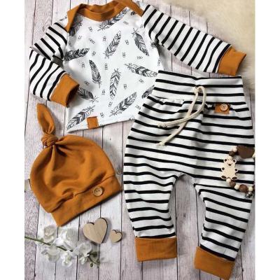 China Cute Anti-Shrink Baby Clothing Sets Wholesale Unisex Baby Clothing Newborn Baby Clothes for sale