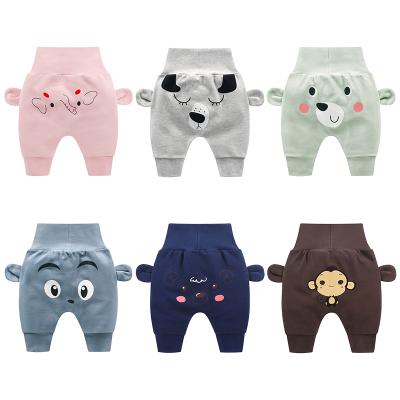 China Breathable Cartoon Newborn Baby Clothes Cute Pattern Baby Wear Unisex Baby Pants for sale