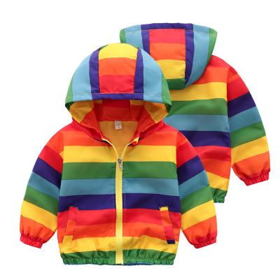 China 100% Popular Custom Printed Baby Long Sleeve Baby Hooded Coat QUICK DRY Polyester Jacket for sale