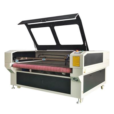 China Laser CUTTING MC1610 Automatic CNC Laser Feeding Cutting Machine For Rubber Covers Carpets Carpets for sale