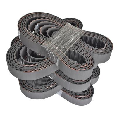 China Precise Industrial High Performance Gear Ratio Belt Black Rubber Synchronous Transmission Belt for sale