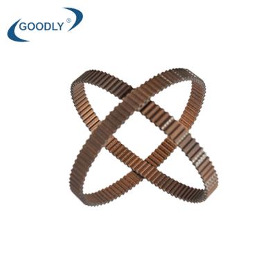 China High Efficiency Industrial Double Motor Sided 5M Rubber Timing Belt With Cloth for sale