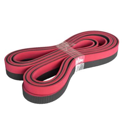 China Special Wear-resisting Red Natural Rubber Neoprene Coating Strap for sale