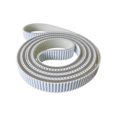 China AT10 Durable Transparent Soft Coating PU Wear Resistance AT10 Synchronous Belt For Glass Side Grinding Machine for sale