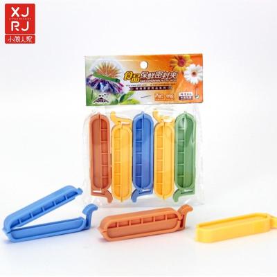 China Sustainable Food Bag Moisture Resistant Sealing Clamps Colorful Plastic Durable Sealing Clips for sale