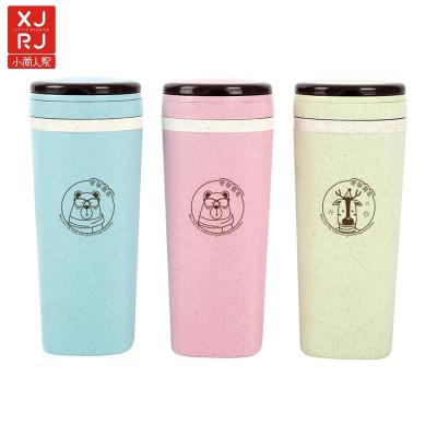 China 2021 Sustainable Sports Custom Logo Double Wall Plastic Water Bottles for sale