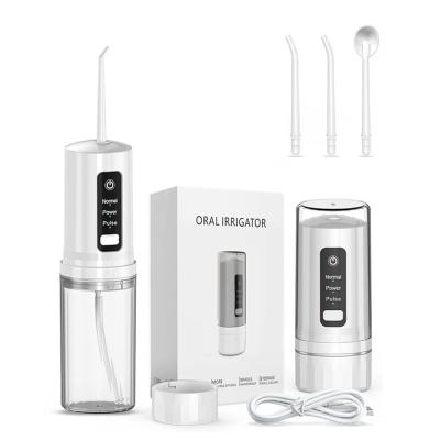 China High Frequency Pulse 3 Modes Teeth Cleaning Water Flosser Pocket Folding Dental Oral Irrigator Built-in Battery 1200mAh for sale