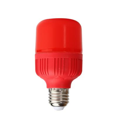 China High Efficiency Led Light Bulbs 5W 10W T Shape E27 B22 Colorful Lights Bulb Red Holiday Lighting for sale