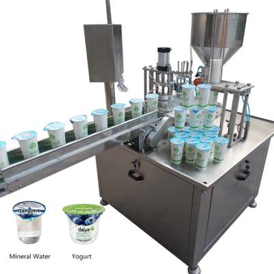 China Online Support Automatic Beverage Water Filling Machine Cup Filling Sealing Machine for sale