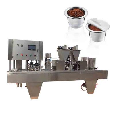 China Small Aluminum Coffee Capsule Powder Capsule Filling Machine Beverage Coffee Seal Filling Machine for sale