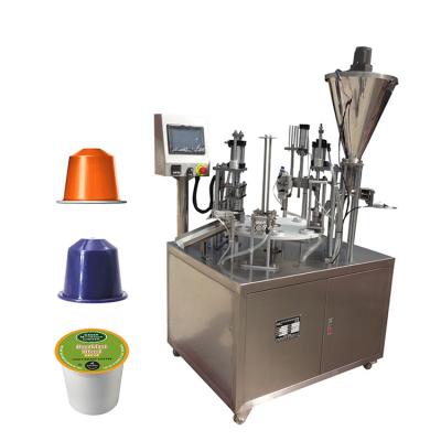 China Beverage Coffee Seal Dolce Enthusiasm Sealing Machine Aluminum Foil Coffee Filling And Sealing Machine for sale