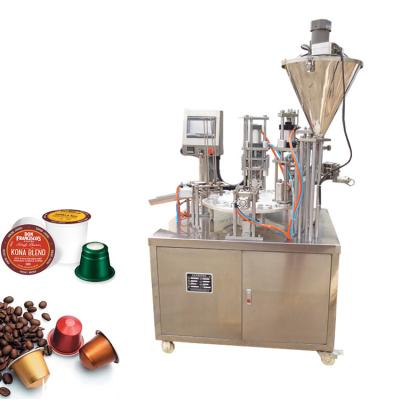 China Nespresso Rotary Capsule Sealing And Filling Coffee Machine Beverage Htnc-1 Coffee Packaging Machine for sale