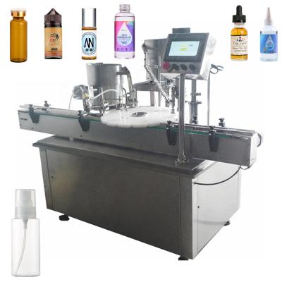 China Small Food Bottle Filling Machine Perfume Bottle Filling Capping Capper Bottling Labeling Machine for sale