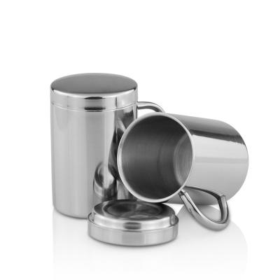 China Durable OEM Best Quality Travel Use Coffee Mug Custom Stainless Steel Insulated Thermal Coffee Mugs With Lids for sale