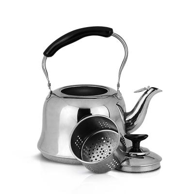 China Factory Bulk Sale Sustainable Kettle Set Hot Water Tea Kettle Stainless Steel With Tea Infuser for sale