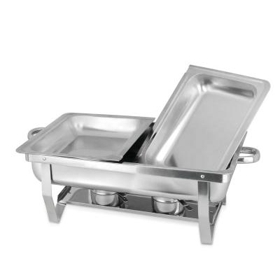 China Hotel Fancy Buffet Alcohol Chafing Dish Buffet Warmer Serving Catering Tray for sale