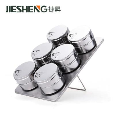 China Sustainable Personalized Stainless Steel Spice Jar And Salt Pepper Shaker for sale