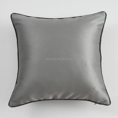 China Amazon Hot Sale Anti-pilling Tile Gray Decorative Cushion Case Cover for Living Room Bedroom Sofa Couch Chair 45x45cm, 18x18 Inches for sale