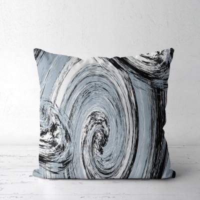 China Wholesale Modern Anti-static Modern Abstract Gidital Printed Art Design 3d Decorative Cushion Cover for sale